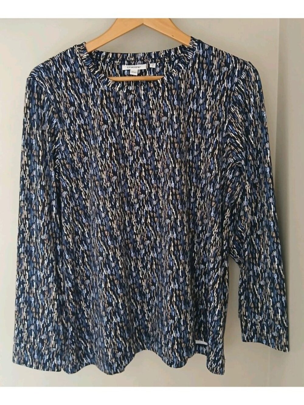 Chico's Zenergy UPF 50 L/S Top K9 Travel